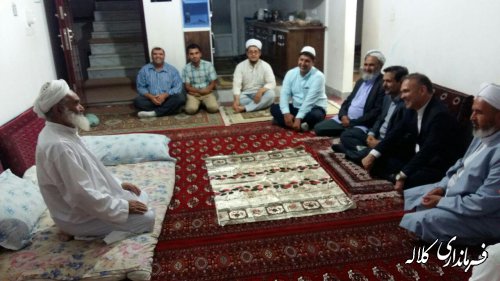 دیدار فرماندار کلاله با ائمه جمعه شیعه و سنی شهرستان کلاله