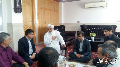 دیدار فرماندار کلاله با ائمه جمعه شیعه و سنی شهرستان کلاله