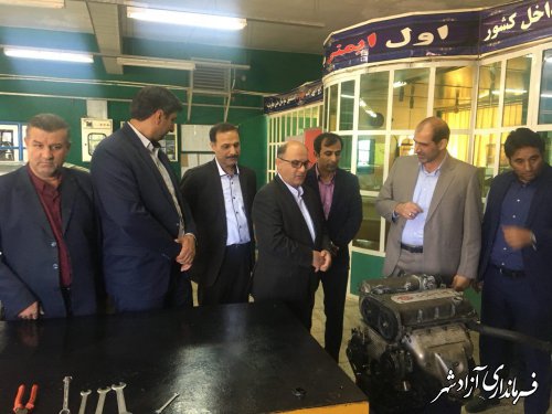 کارگاه آموزشی اتومکانیک با اعتبار 200 میلیون تومان در شهرستان آزادشهر افتتاح شد
