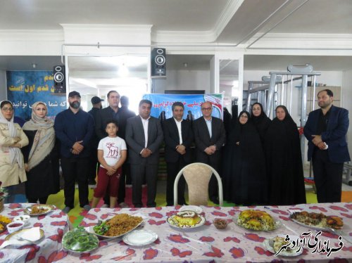 برگزاری جشنواره غذای سالم در شهرستان آزادشهر