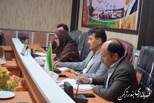 دومین جلسه انجمن کتابخانه عمومی شهرستان ترکمن