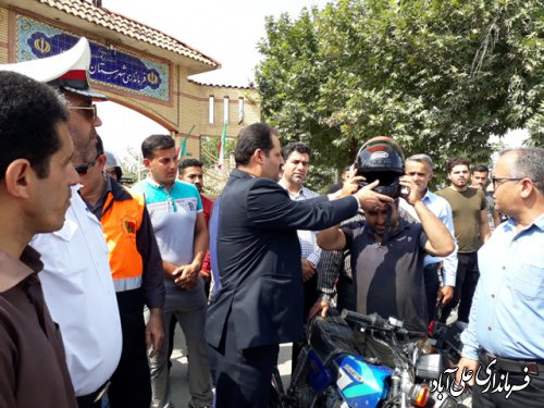 طرح قانون مند بودن موتور سواران در شهرستان علی آباد کتول برگزارشد