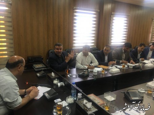 دومین جلسه هماهنگی روستاهای کارآفرین شهرستان آزادشهر برگزار شد
