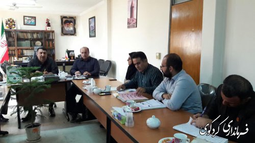 دیدار اعضای شورای اسلامی و دهیار روستای النگ با فرماندار و بخشدار مرکزی کردکوی
