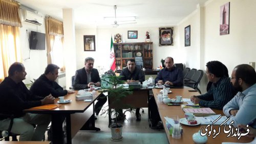 دیدار اعضای شورای اسلامی و دهیار روستای النگ با فرماندار و بخشدار مرکزی کردکوی