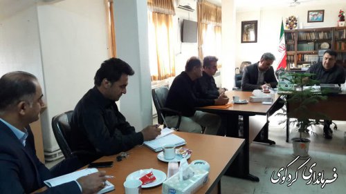 دیدار اعضای شورای اسلامی و دهیار روستای النگ با فرماندار و بخشدار مرکزی کردکوی