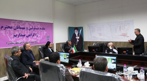 بازدید دادستان مرکز استان  ومعاونین استاندار از ايستگاه راه آهن اينچه برون