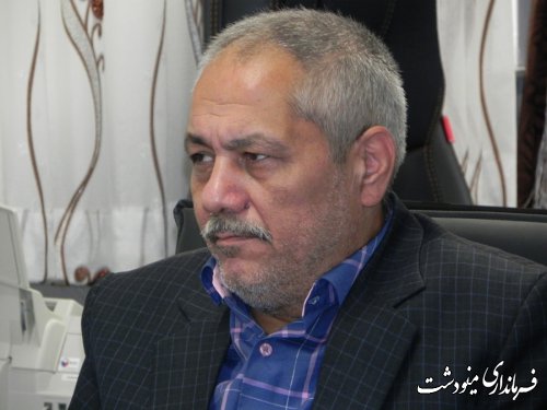 محمد رضا قره جانلو به عنوان سرپرست بخشداری مرکزی مینودشت منصوب شد