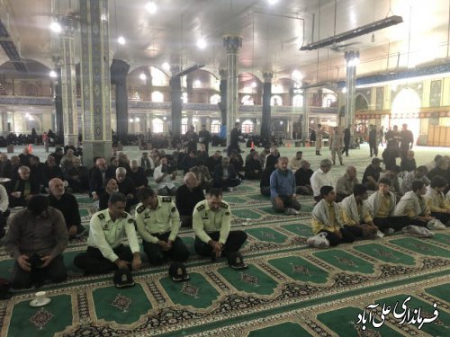 حضور فرماندار علی آباد کتول در مراسم سومین روز شهید والامقام علی نصرتی