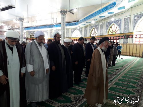 حضور فرماندار علی آباد کتول در مراسم سومین روز شهید والامقام علی نصرتی
