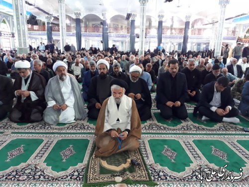 حضور فرماندار علی آباد کتول در مراسم سومین روز شهید والامقام علی نصرتی