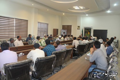 فرماندار مراوه تپه: برای توسعه پایدار روستاها با هم همدل و در کنار هم باشید 