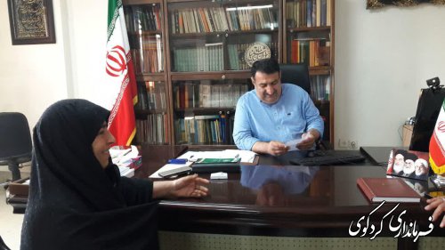 دیدار تعدادی از شهروندان کردکوی با فرماندار 