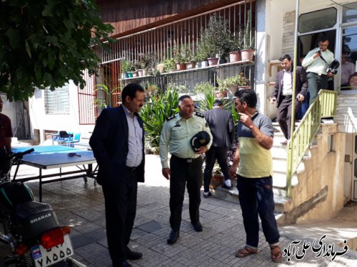 بازدید فرماندار علی آباد کتول از مرکز ترک اعتیاد روزنه امید