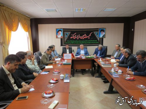 جلسه هماهنگی ستاد اربعین شهرستان آق قلا برگزار شد