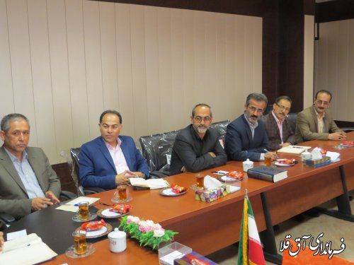 جلسه هماهنگی ستاد اربعین شهرستان آق قلا برگزار شد