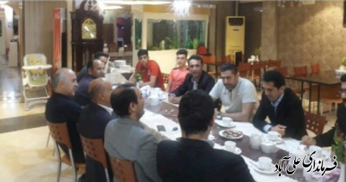 حضور فرماندار علی آباد کتول در اقامتگاه  تیم ملی کاراته جوانان ایران
