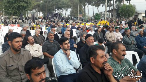 آئین گرامیداشت 141 شهید گلزار امامزاده روشن اباد برگزار شد