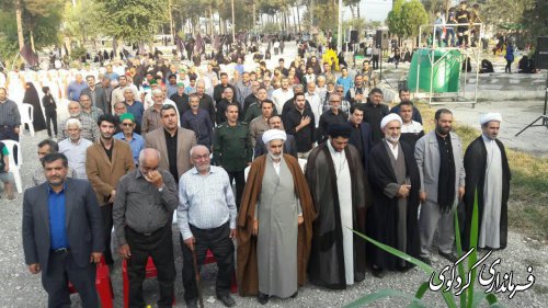 آئین گرامیداشت 141 شهید گلزار امامزاده روشن اباد برگزار شد