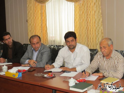 دومین جلسه شورای ترافیک شهرستان آق قلا در سال جاری برگزار شد