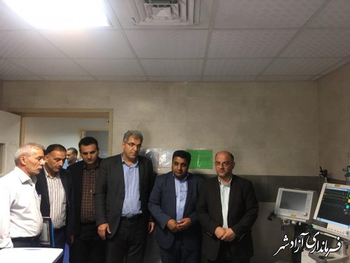  افتتاح و راه اندازی یک تخت ICUدر بیمارستان حضرت معصومه (س) با اعتبار 400 میلیون تومان
