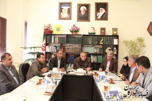 جلسه بررسی نحوه اجرای پروژه سیماک در شهرستان گرگان برگزار شد