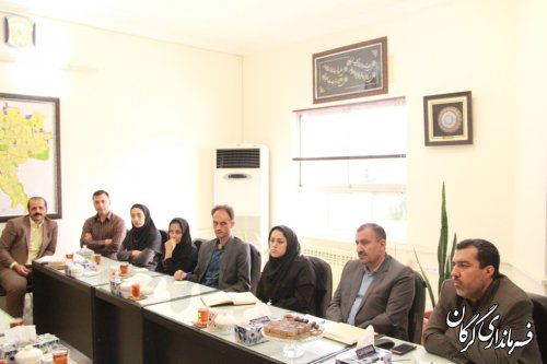 جلسه بررسی نحوه اجرای پروژه سیماک در شهرستان گرگان برگزار شد