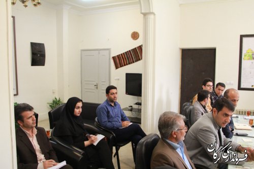 جلسه بررسی نحوه اجرای پروژه سیماک در شهرستان گرگان برگزار شد