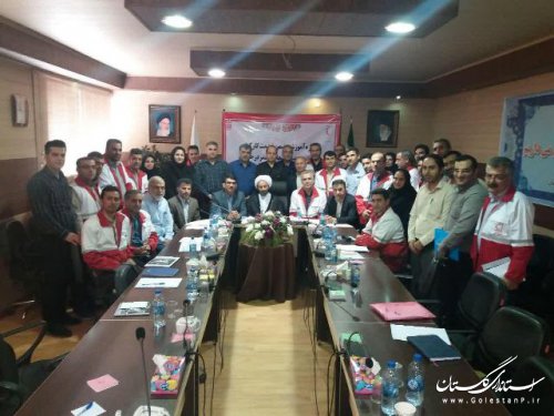 نخستین کارگاه آموزشی EOP در جمعیت هلال احمر گلستان برگزار شد 