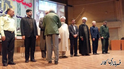 صبحگاه مشترک پرسنل نیروی انتظامی شهرستان کلاله برگزار شد 
