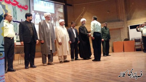 صبحگاه مشترک پرسنل نیروی انتظامی شهرستان کلاله برگزار شد 