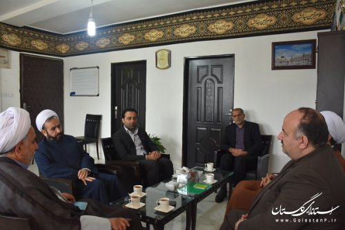 دیدار مدیر کل زندانهای استان گلستان با نماینده ولی فقیه در امور اهل سنت مرکز بزرگ اسلامی شمال کشور