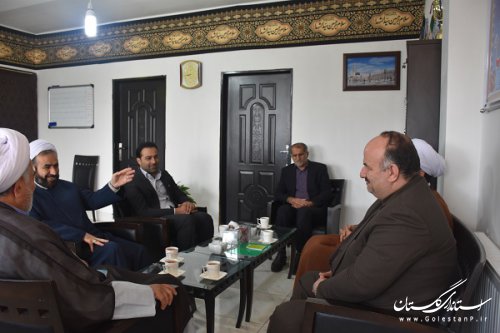 دیدار مدیر کل زندانهای استان گلستان با نماینده ولی فقیه در امور اهل سنت مرکز بزرگ اسلامی شمال کشور