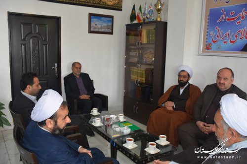 دیدار مدیر کل زندانهای استان گلستان با نماینده ولی فقیه در امور اهل سنت مرکز بزرگ اسلامی شمال کشور