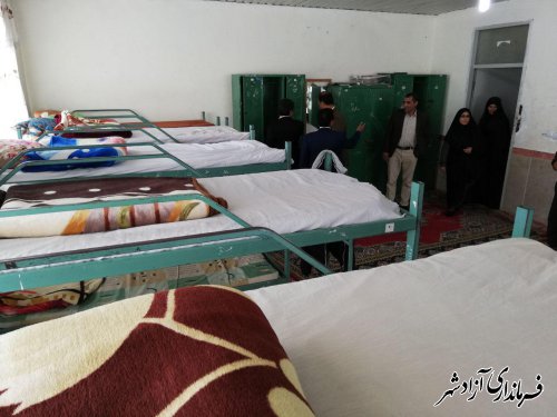 بازدید معاون فرماندار آزادشهر و مدیر آموزش و پرورش از مدارس روستاهای بخش چشمه ساران