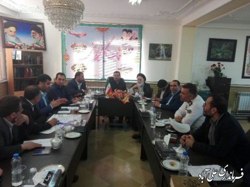 جلسه شورای ترافیک فرمانداری علی آباد کتول برگزار شد