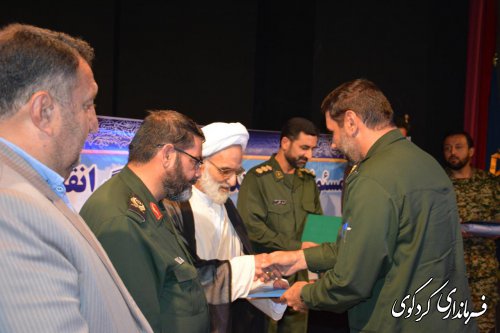 آئین تودیع و معارفه فرمانده ناحیه مقاومت بسیج سپاه کردکوی برگزار شد