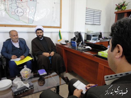 مدیرکل اوقاف و امور خیریه گلستان با فرماندار بندرگز دیدار کرد