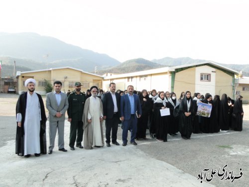 اعزام کاروان راهیان نور علی آباد کتول به مناطق عملیاتی غرب کشور
