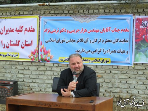 کلنگ اولین مجموعه ورزشهای آبی با اعتبار 40 میلیارد ریال در شهرستان آق قلا به زمین زده شد