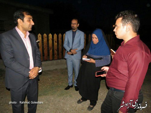 تور رسانه ای خبرنگاران و عکاسان شرق استان از پروژه های عمرانی بخش مرکزی آزادشهر برگزار شد