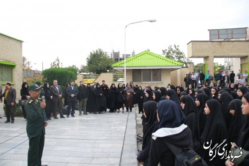اولین مرحله اعزام اردوی راهیان نور دانش آموزی دختران به مناطق عملیاتی غرب کشور
