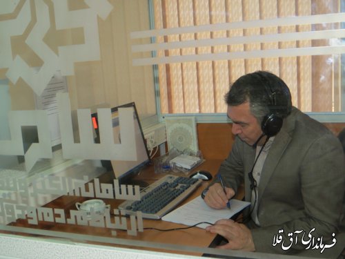 نماینده عالی دولت در شهرستان آق قلا، پاسخگوی شهروندان در مرکز سامد بود