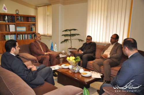 نشست مدیرکل پدافند غیرعامل با مدیرکل جدید صدا و سیمای مرکز گلستان