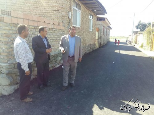 با صرف هزینه ۳۰۰میلیون تومان زیرسازی و آسفالت روستای حاجی آباد دشت به اتمام رسید