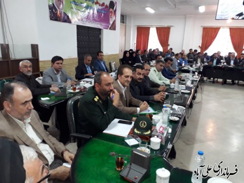 هفتمین جلسه شورای اداری شهرستان علی آباد كتول برگزارشد