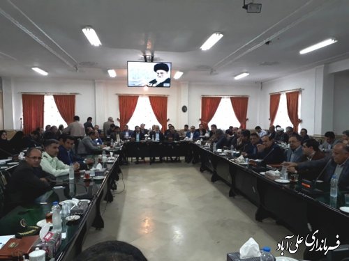 هفتمین جلسه شورای اداری شهرستان علی آباد كتول برگزارشد