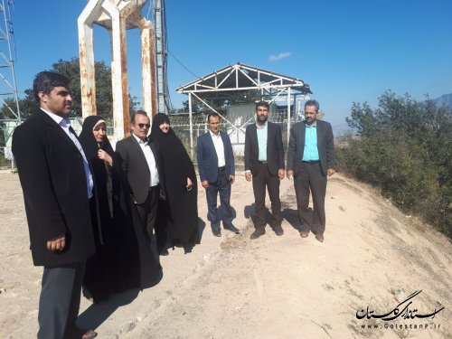 نشست مدیرکل دفتر امور شهری استانداری با فرماندار و بازدید از شهرداری و شورای شهر مینودشت
