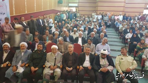تودیع و معارفه فرماندارشهرستان مراوه تپه برگزار شد