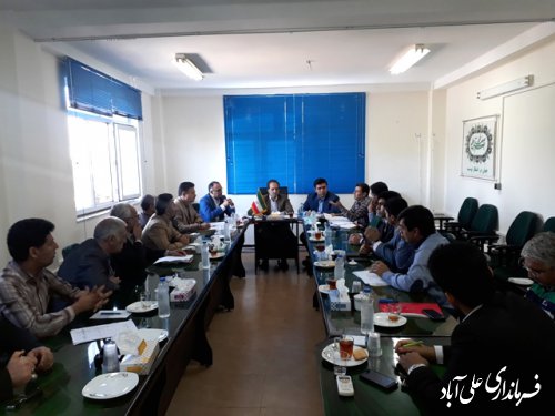 هشتمین جلسه کار گروه تنظیم بازار شهرستان علی آباد کتول برگزار شد